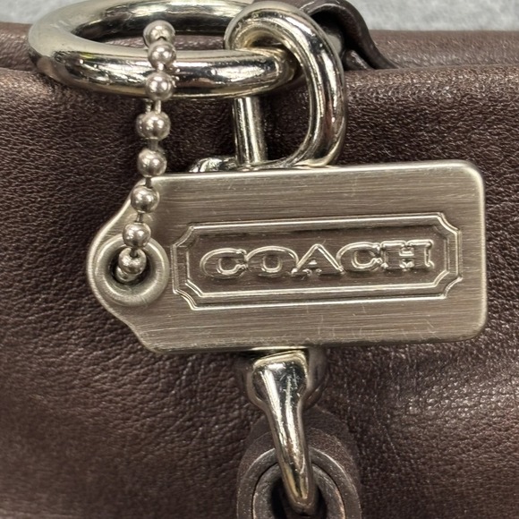 Coach Crossbody Bag Womens Adjustable Strap Tassel Zip Pocket Leather F06X-1415 - Picture 6 of 12